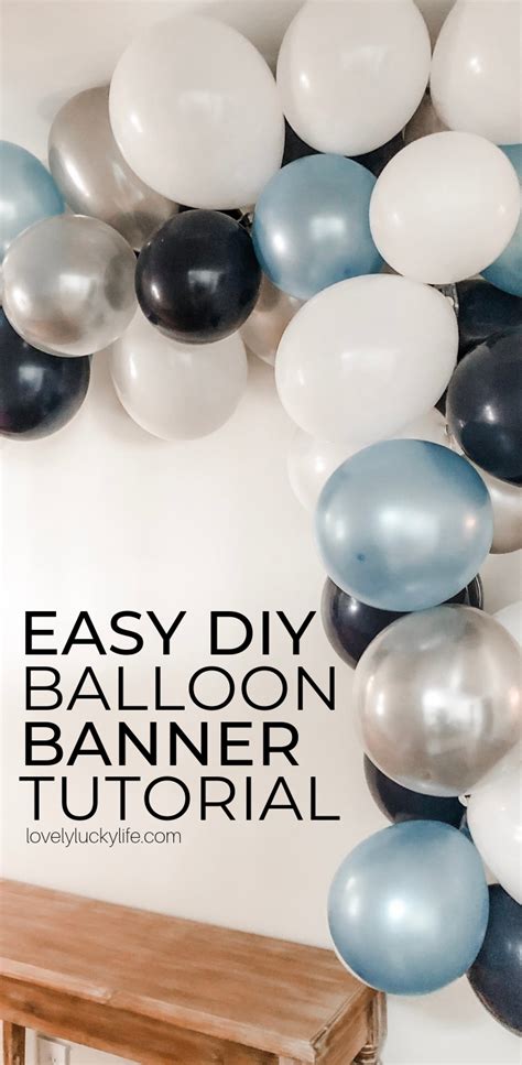 How To Make A Seriously Easy Balloon Garland Artofit
