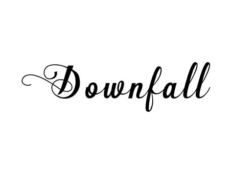 Downfall Svg Typography Graphic By Expressyourself82 · Creative Fabrica