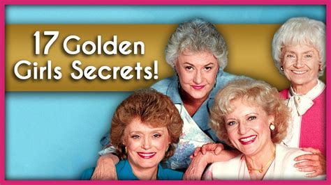 17 On Set Secrets From The Golden Girls Youtube