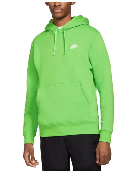 Nike Sportswear Club Fleece Pullover Hoodie In Green For Men Lyst