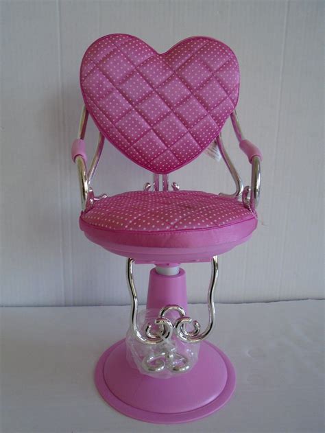 Modern chair with levers in hair salon. PINK BATTAT SALON ADJUSTABLE 18" CHAIR FOR AMERICAN GIRL ...