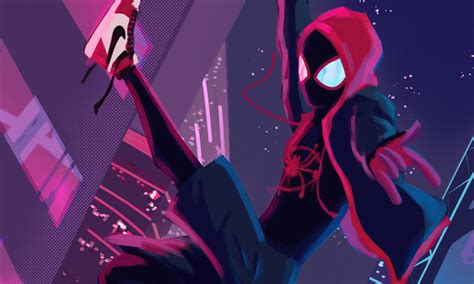 800x480 Miles Morales Spiderverse Swing 800x480 Resolution Hd 4k