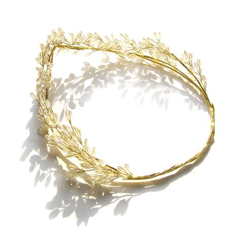 gold flower crown bridal hair vine gold wedding hair vine handmade one curtain road