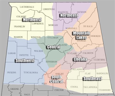 North Al Districts