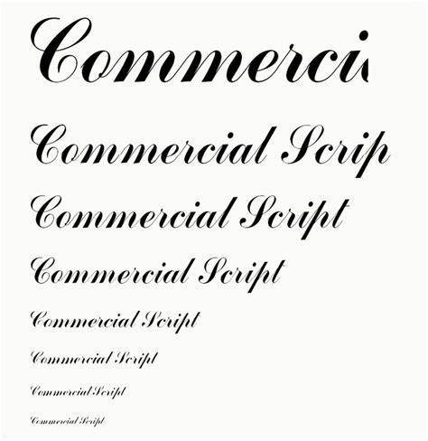 Commercial Script Font Licensing Options Script Commercial Script