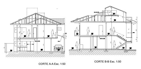 Bungalow Section Detail Drawing Provided In This Cad File Download The