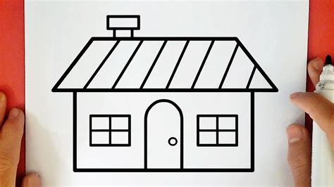 How To Draw A House Youtube
