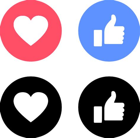 تحميل أيقونات فيس بوك فيكتور مجانا Like Love تنزيل شعارات فيس بوك