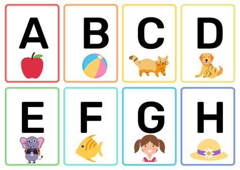 10 Printable Alphabet Flash Cards For Baby Pdf Free Preschool