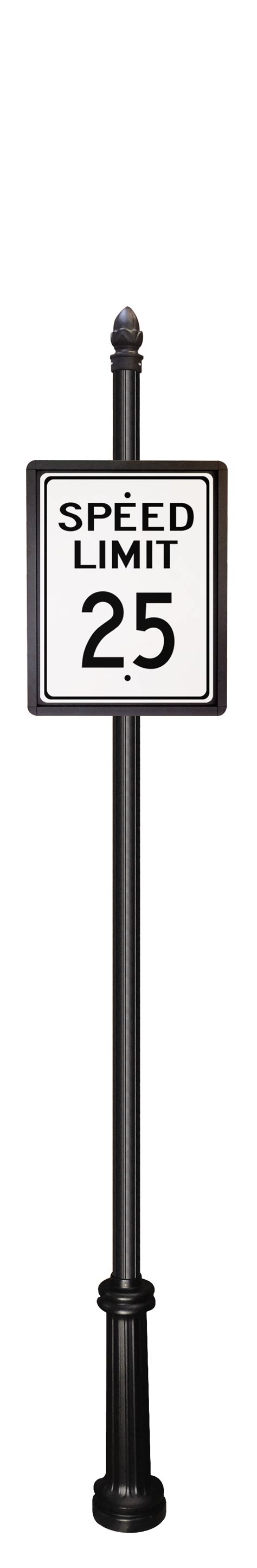 3 Od Street Sign Poles Classic Series From Special Lite