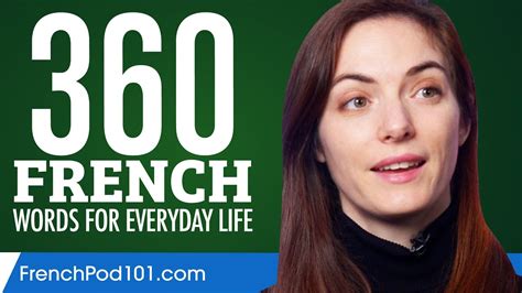 360 French Words for Everyday Life - Basic Vocabulary #18 ...