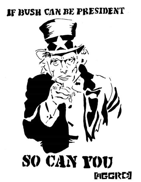 Uncle Sam Stencil By Aggro404 On Deviantart