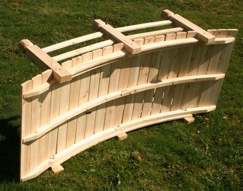 See more ideas about garden, garden bridge, small garden. backyard bridge plans | White Cedar Economy Garden Bridge ...