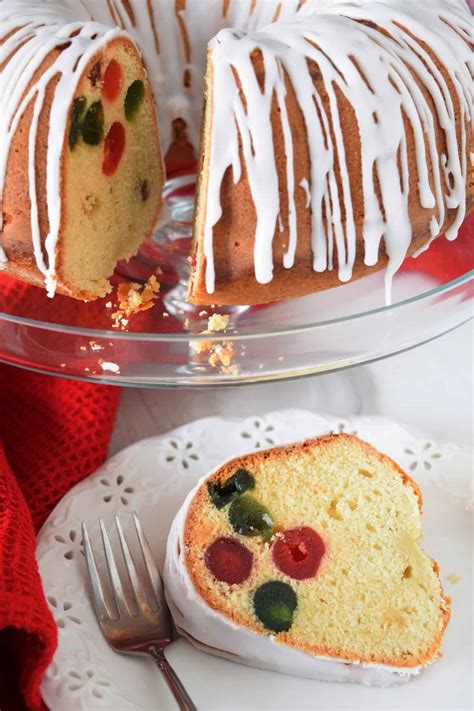 Flip your bundt cake out onto a cooling rack. Christmas Cherry Butter Bundt Cake - Lord Byron's Kitchen