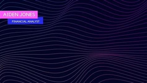Purple Technological Wave Zoom Background Template And Ideas For Design