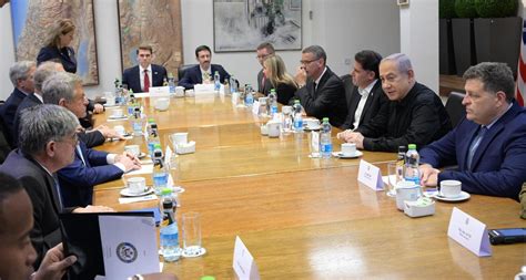 Prime Minister Benjamin Netanyahu Meets With Bipartisan Us