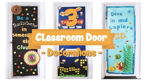 An idea that recurs in or pervades a work of art or literature. Classroom Door Decorations - Easy Ideas for Teachers - YouTube
