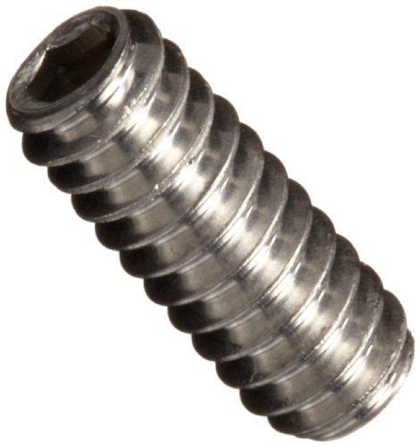 18 8 Stainless Steel Set Screw Internal Hex Drive Cup Point Meets