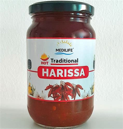 Tunisian Hot Traditional Harissa Medilifefood Premium Harissa
