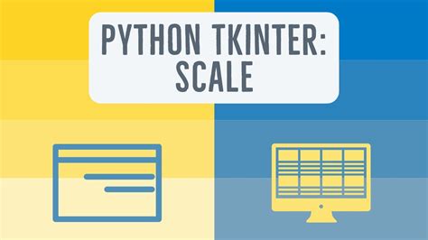Python Tkinter Scale Widget Youtube