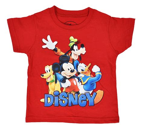 Disney Mickey Mouse Clubhouse And Pals Toddler Boys T Shirt Red