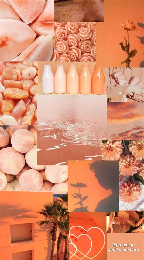 Pastel Orange Aesthetic Background Magic• • • Ill Help You With