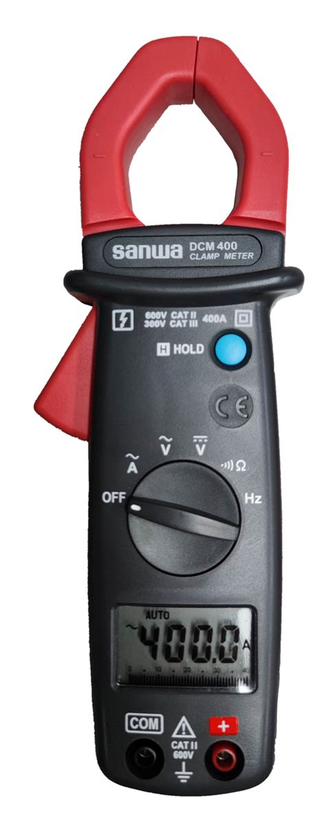 Digital Clamp Meter Sanwa Dcm400 400a 600v Ac Max Clamp Tester