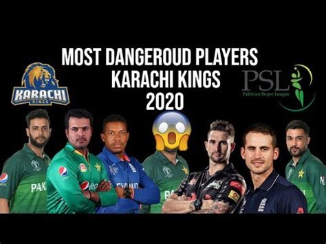 Karachi chose to not change players during the psl replacement draft having every one of their players accessible to them during the time of the. Most Dangerous Players of Karachi Kings - HBL PSl 2020 ...