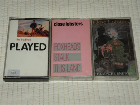 80s 80s ネオアコ ギターポップ New Wave 激レア Bodines Close Lobsters カセットテープ 3本セット