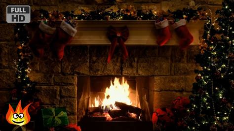 Fireplace Screensaver With Christmas Music