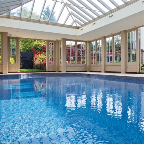 Timber And Glass Pool House Westbury Garden Rooms Indoor Swimming