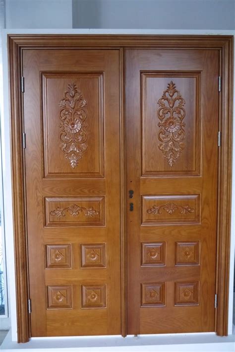 Terbaru 32 Wooden Front Double Door Designs