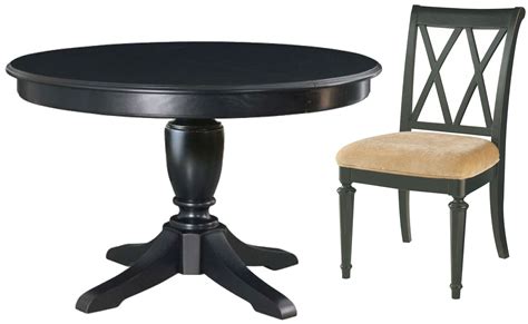 Table design extensible table ronde design round extendable table central furniture home decor decoration wooden dining table designs wood rounds. Camden Black Extendable Round Dining Table from American ...