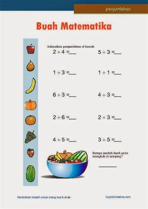 Soal matematika anak tk sudah dilengkap dengan gambar yang sangat menarik sekali untuk bisa dipelajari dan pastinya. Soal Penjumlahan Anak Sd Kelas 1 - Dunia Sosial
