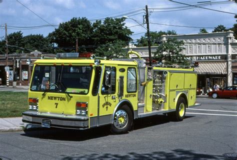 Newtonfd E7 Newtonma 7 5 1990ndc Fire Trucks Fire Rescue Fire Service