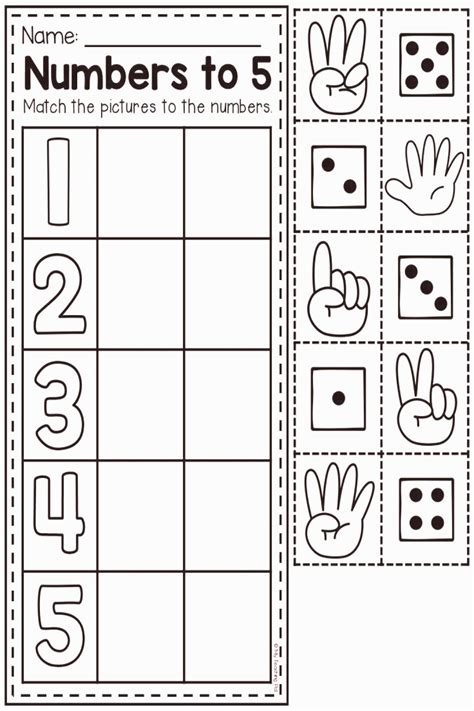 Printable Number Activities For Preschoolers