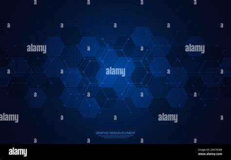Geometric Abstract Background Of Innovation Technology Concept Hexagon