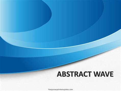 Soft Blue Wave Free Ppt Backgrounds For Your Powerpoi