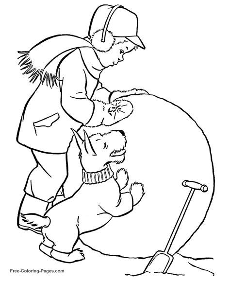 Big Snowball Cool Coloring Pages Coloring Pages Winter Coloring