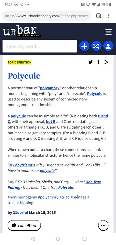 This Was The Urban Dictionary Word Of The Day Polyamory