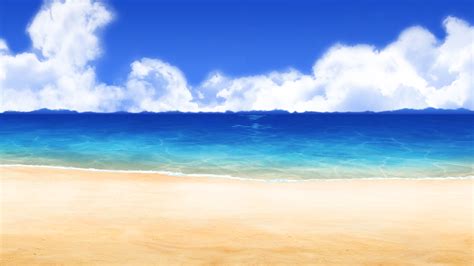 Background Anime Styled Beach Type 10 By Akiranyo On DeviantArt