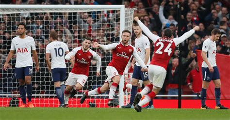 Arsenal 2 0 Tottenham Recap From North London Derby As Shkodran Mustafi
