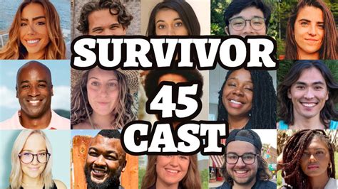 SURVIVOR SEASON 45 CAST ASSESSMENT YouTube