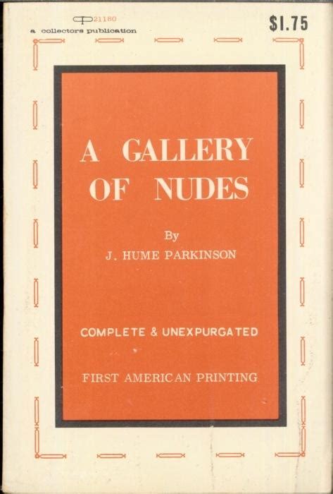 A Gallery Of Nudes Cp 21180 By J Hume Parkinson Very Good Mass Market