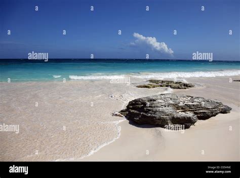 Pink Sands Of Elbow Beach Bermuda Islands North Atlantic Ocean Elbow