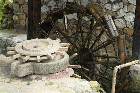 Chinese Water Powered Grain Mill Flickr Photo Sharing