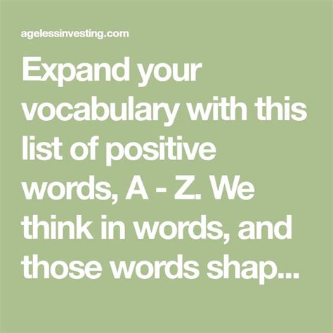 1000 Positive Words To Write The Life You Want Positive Words List