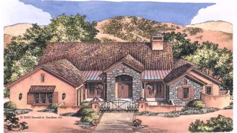 The house is located on a quiet street that allows an atmosphere of peace and calmness. Mexican Hacienda Style House Plans (see description) (see ...