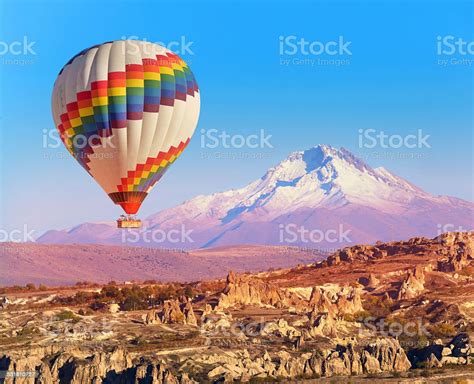 Balloon Over Cappadocia Stock Photo Download Image Now Mount