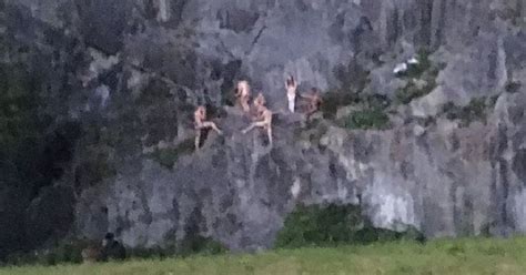 Naked People Go Rock Climbing In Bristols Avon Gorge Bristol Live